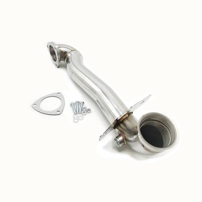 Ss 2.5" Turbo Exhaust Downpipe Fit For 07-16 Mini Coop*er S R56 08-10 Clubman S R55